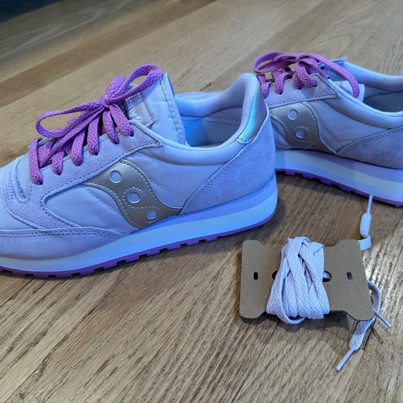 Women’s Saucony Jazz Triple Sneakers Size 9 Orchid Metallic - Picture 7 of 8